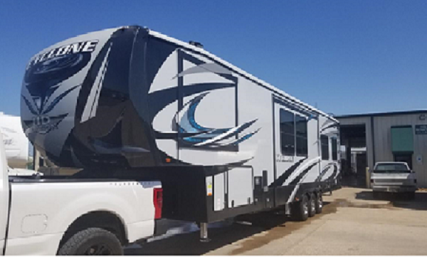 Modern Fifth Wheel Trailer